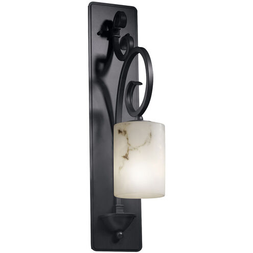 LumenAria LED 5 inch Matte Black Wall Sconce Wall Light