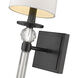 Mia 1 Light 5.5 inch Matte Black Wall Sconce Wall Light