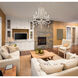 Helena 5 Light 28 inch Provence with Gold Accents Chandelier Ceiling Light