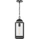 Beaufort 1 Light 7 inch Powder Coated Black Outdoor Hanging Lantern