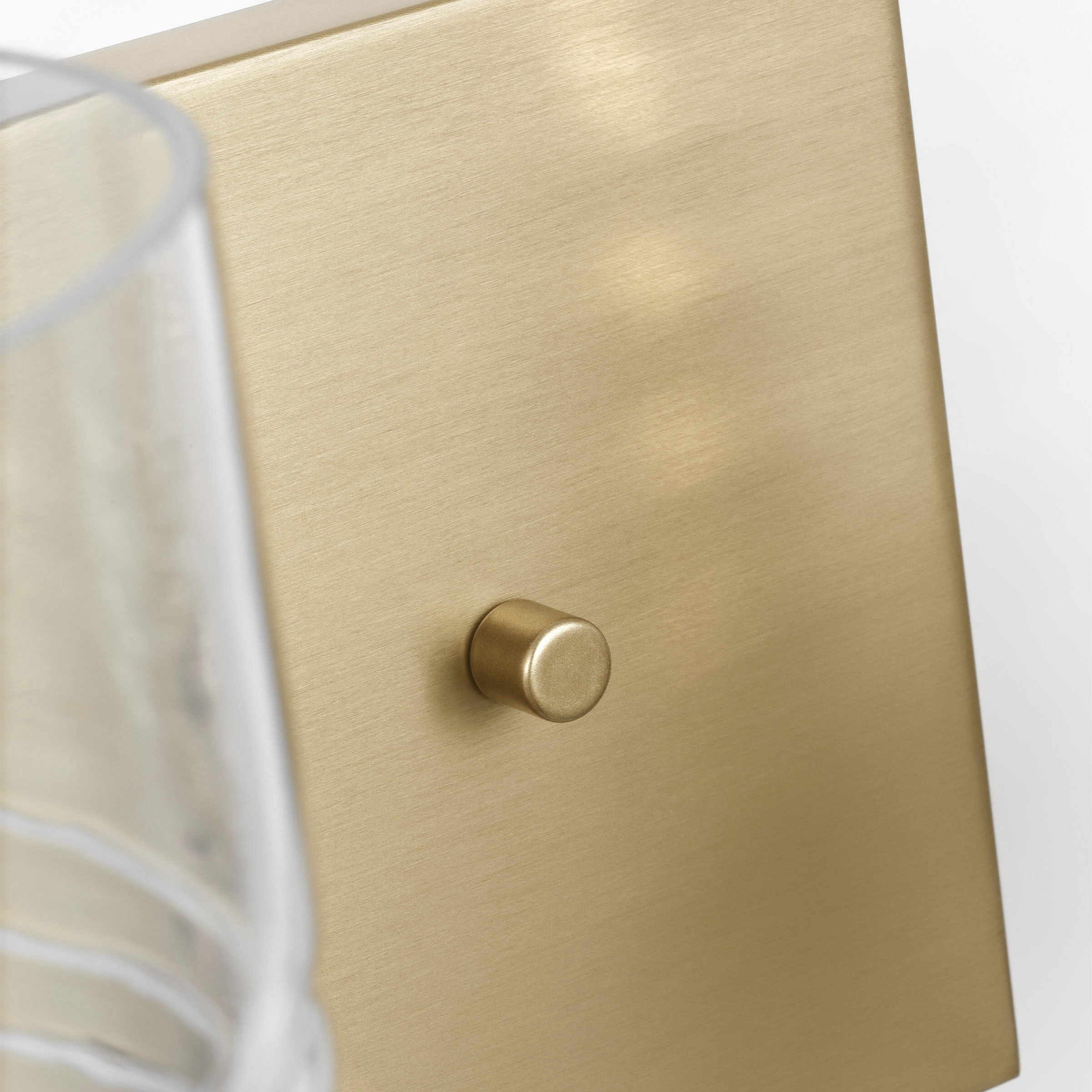 Drew & Jonathan Lochdale 4 Light 33.63 inch Satin Brass Vanity Light Wall Light, Large