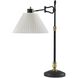 Elijah 27.5 inch 40.00 watt Black and Antique Brass Table Lamp Portable Light