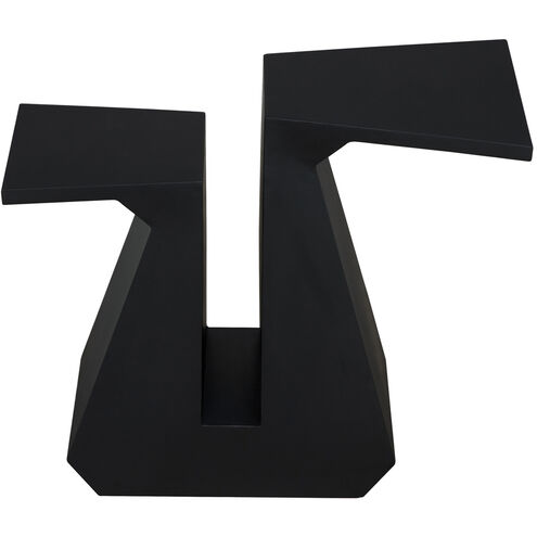 Gaston 30 X 25 inch Matte Black Console/Side Table