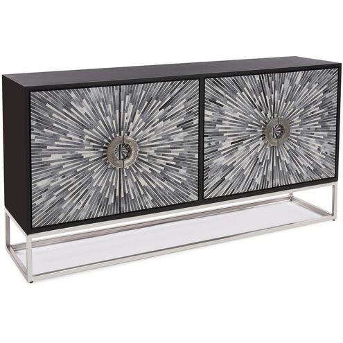 Aurora 63 X 15.75 inch Nickel Credenza