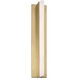 Kelly by Kelly Wearstler Linea Sconce Wall Light in Hand Rubbed Antique Brass