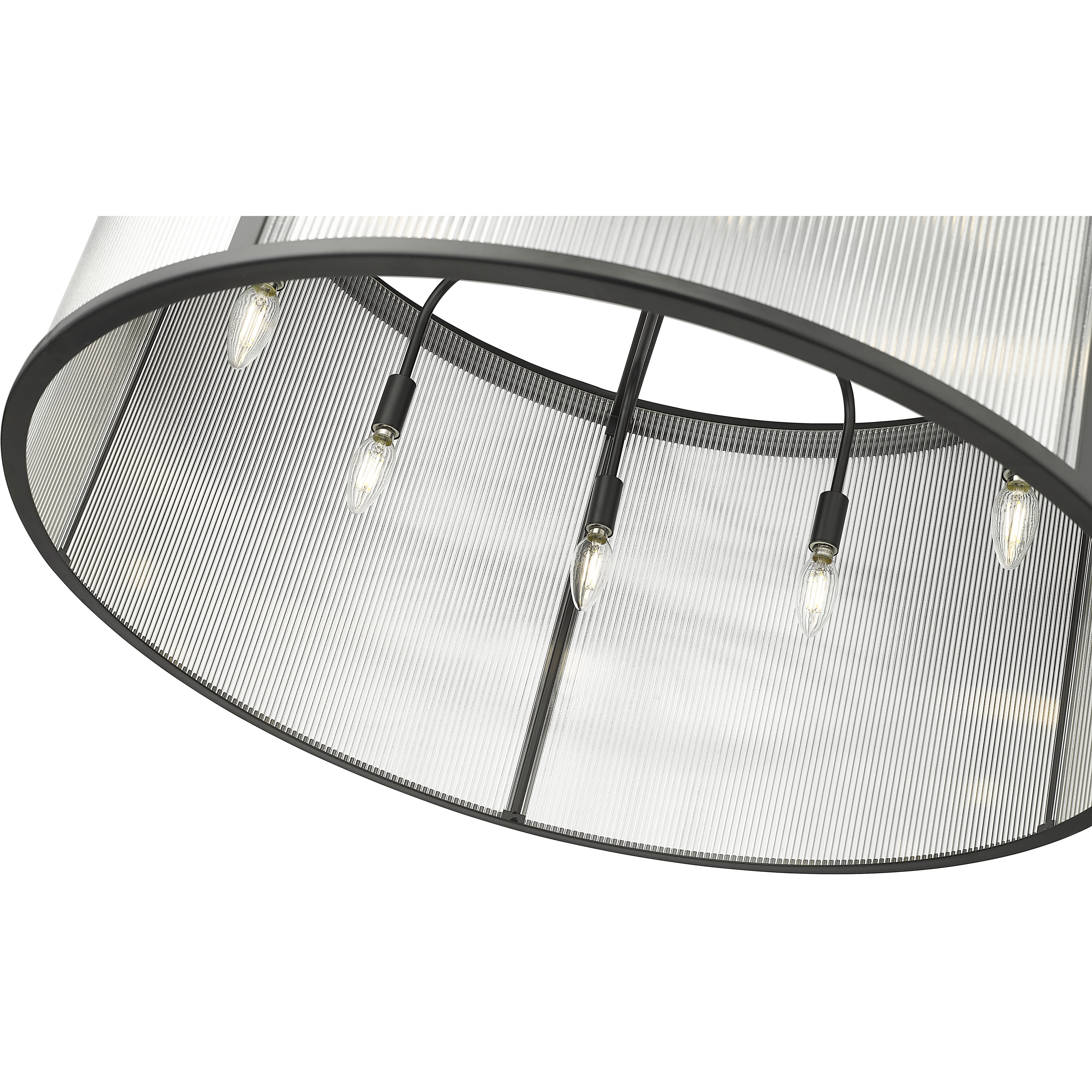 Carnaby 9 Light 32.25 inch Matte Black Chandelier Ceiling Light