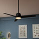 Malden 52 inch Matte Black Ceiling Fan