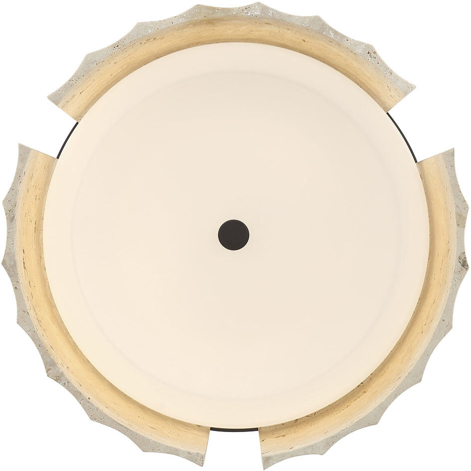 Roslington LED 17.5 inch Matte Black Flush Mount Ceiling Light