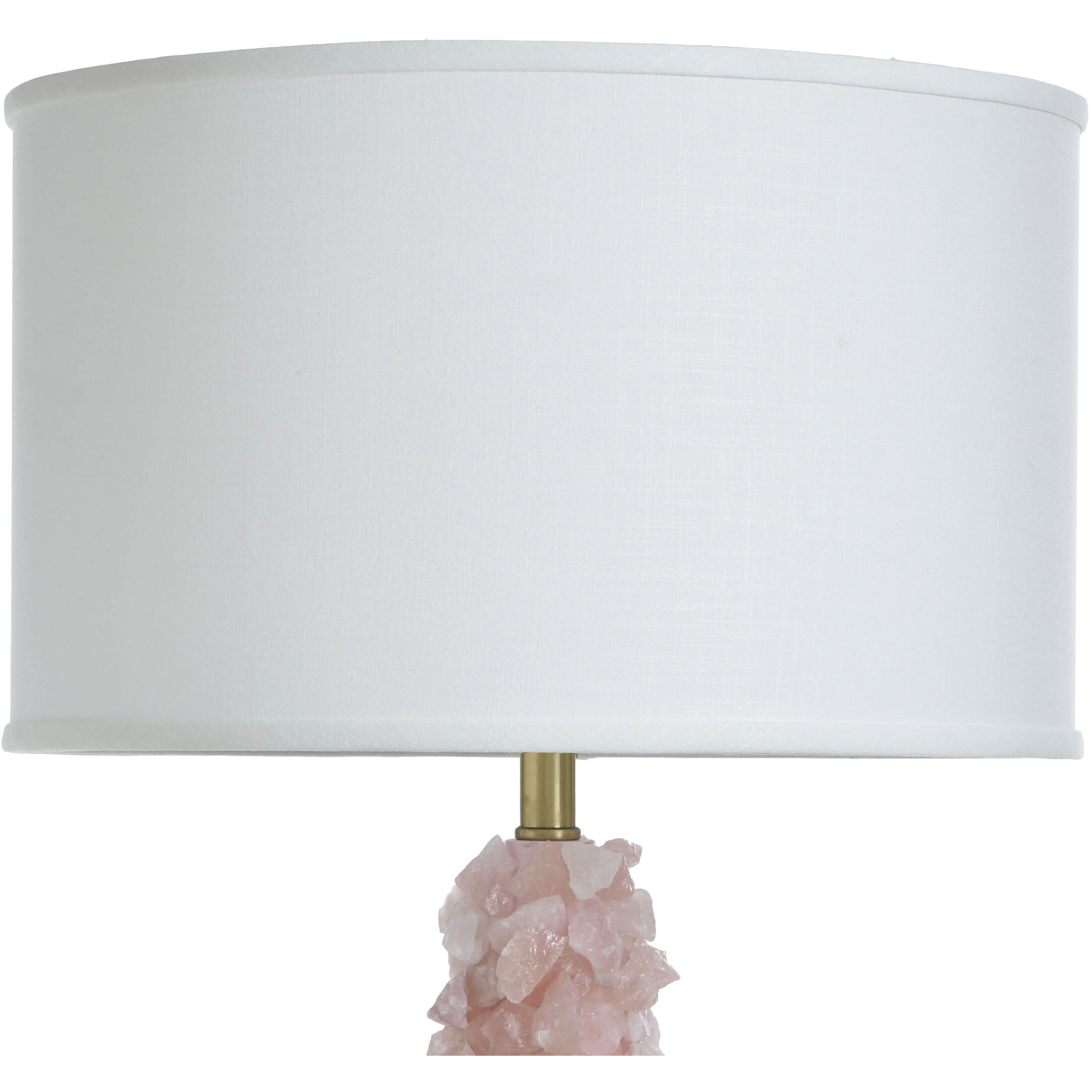 Belinda 34 inch 150 watt Rose Quartz Table Lamp Portable Light