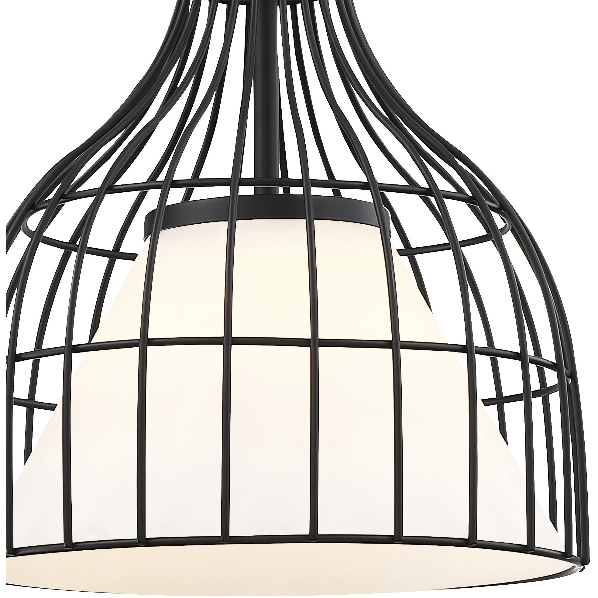 Evensong LED 12 inch Matte Black Pendant Ceiling Light