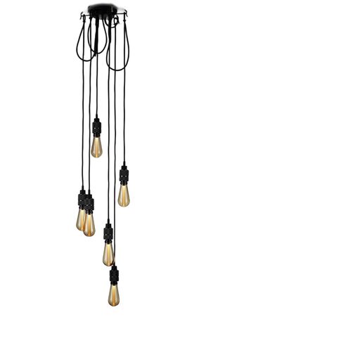 Hooked 6.0 LED 5.91 inch Smoked Bronze Pendant Ceiling Light, Nude