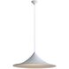 Vistara 1 Light 27.5 inch Sand White Pendant Ceiling Light