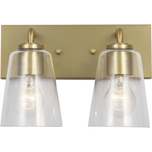 Miles 2 Light 12.00 inch Bathroom Vanity Light