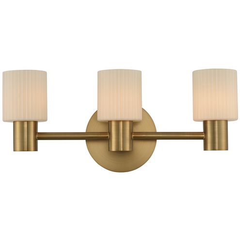 Harlowe LED 19 inch Winter Brass Bath Vanity Wall Light