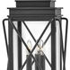 Montecito 3 Light 20.5 inch Museum Black Outdoor Post Mount Lantern