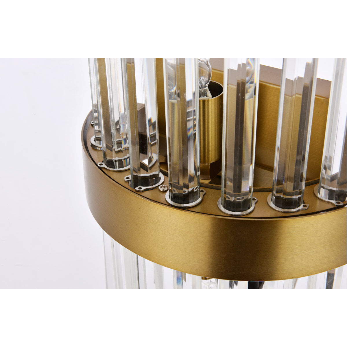 Dallas 2 Light 8 inch Gold and Clear Wall Sconce Wall Light