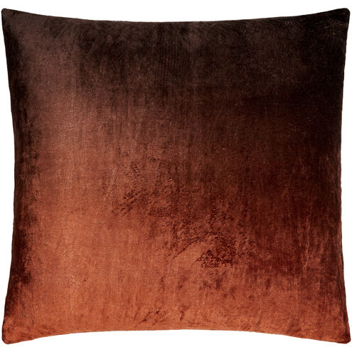 Theodosia 22 X 22 inch Dark Brown/Rust Accent Pillow