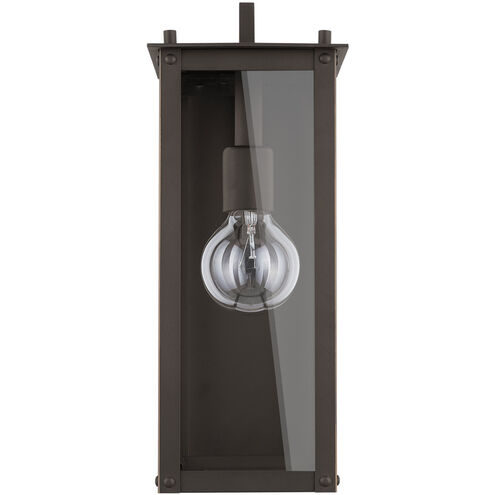 Hunt 1 Light 15 inch Oiled Bronze Outdoor Wall Mount in Incandescent