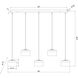 Renaud LED 46 inch Matte Black Linear Chandelier Ceiling Light