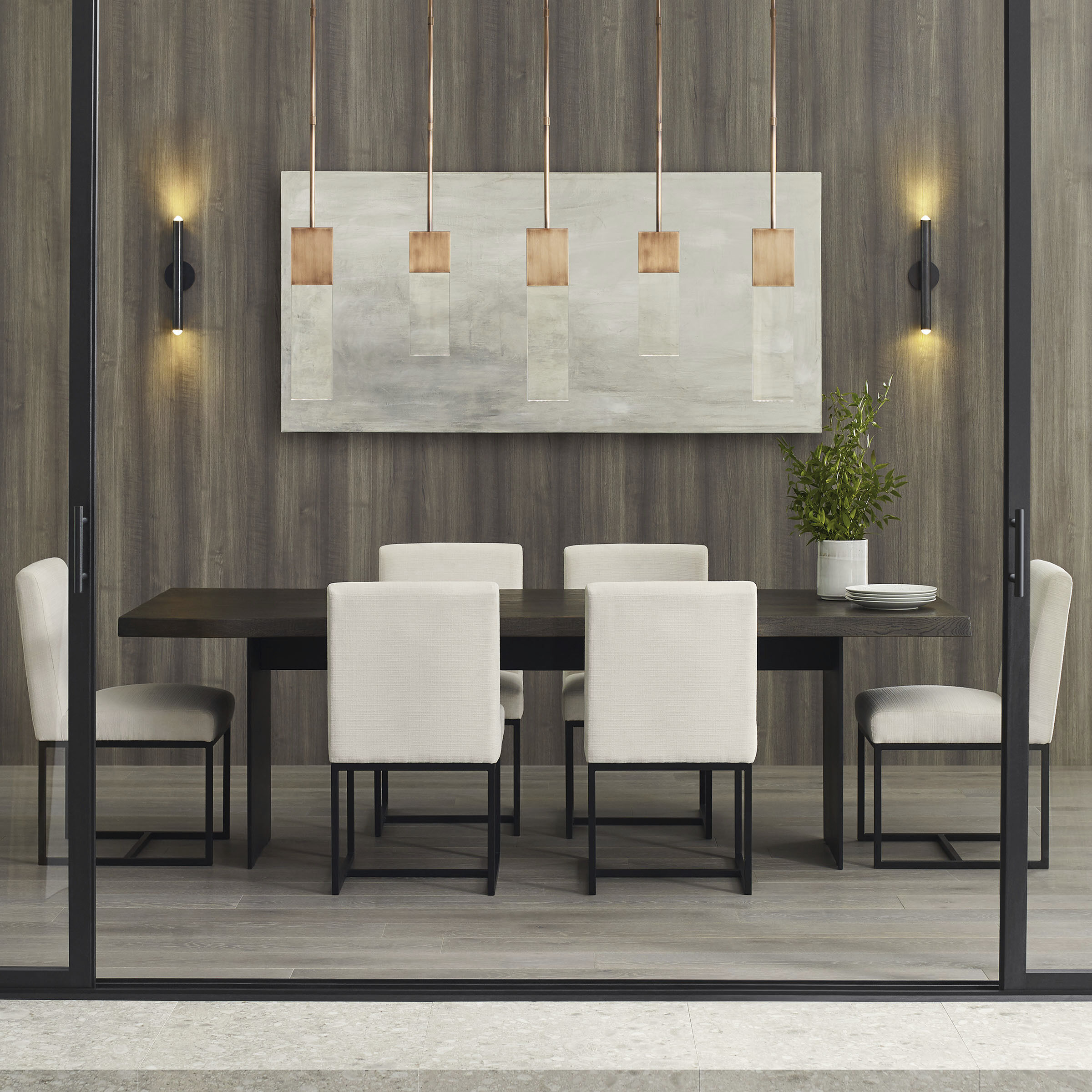 Kelly Wearstler Kulma LED 0.6 inch Copper Outdoor Pendant, Integrated LED