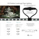 WAC 12VDC Strip Light 12 LED 12 inch Black Outdoor LED 12V Strip Light in 2700K Warm LED, WAC Landscape