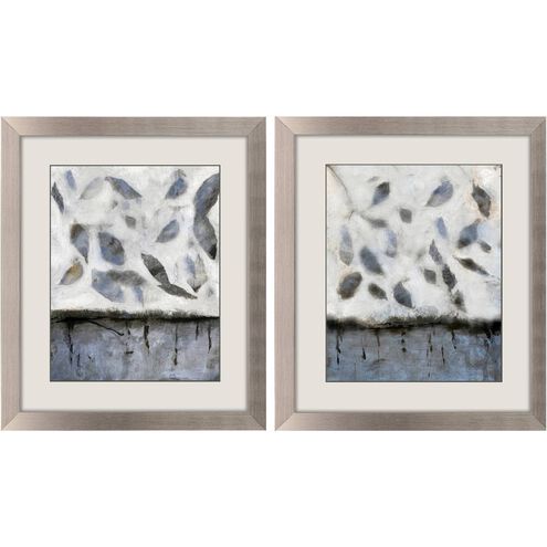 Abstract Collection Blue Framed Art