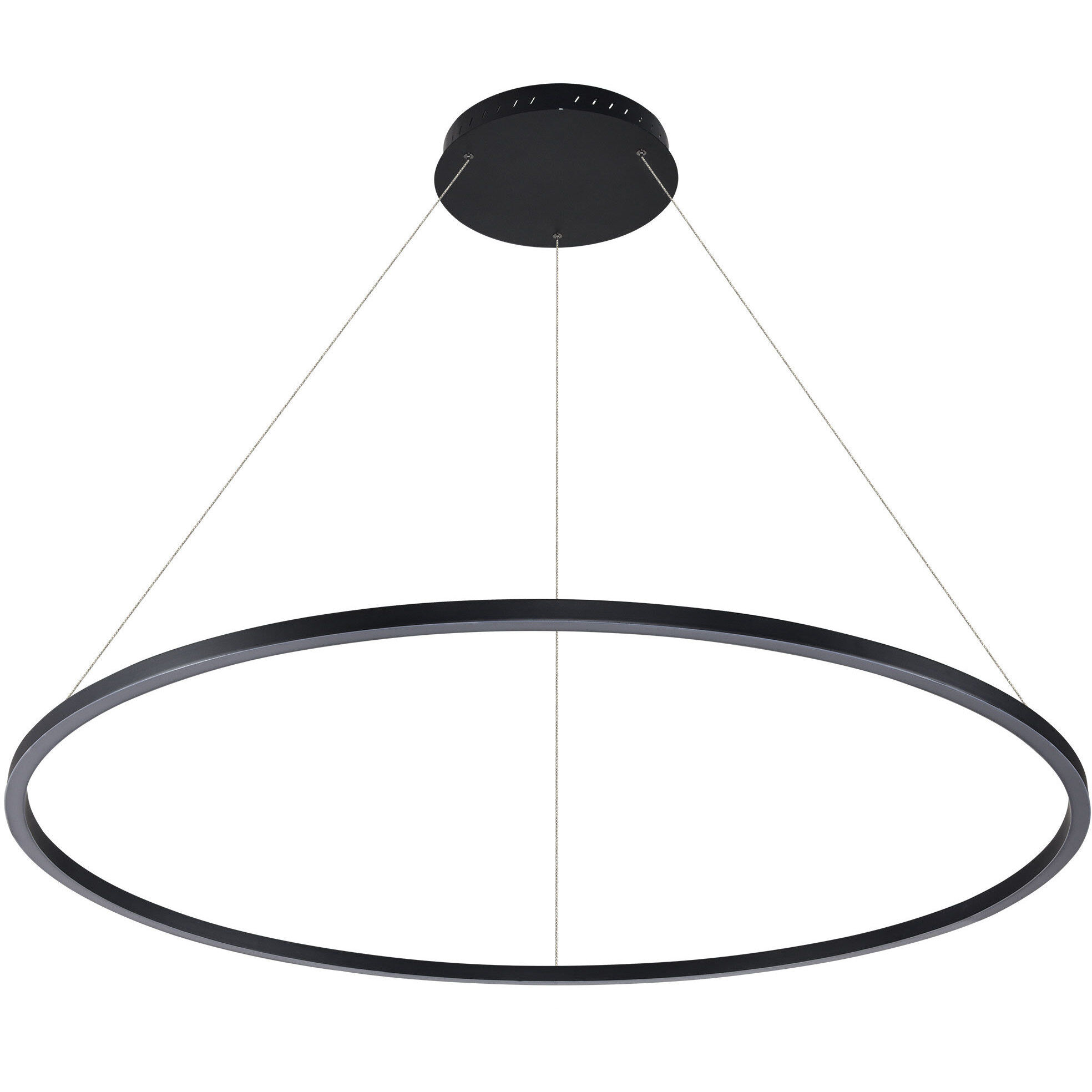 Tania 51.25 inch Black Chandelier Ceiling Light