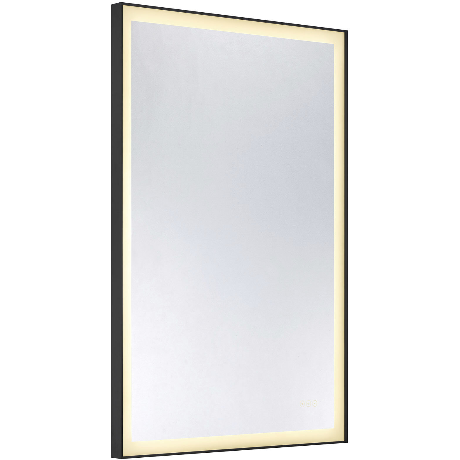 Paulding 48 X 32 inch Black Mirror, Frontlit