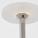 Visual Comfort Aran 8.75 inch 2.00 watt Polished Nickel and Alabaster Rechargeable Accent Lamp Portable Light