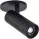 Brentwood LED 4.6 inch Matte Black Flush Mount Ceiling Light