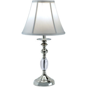 Evelyn 20 inch 60.00 watt Polished Nickel Table Lamp Portable Light