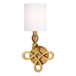 Pawling 1 Light 8 inch Aged Brass Wall Sconce Wall Light