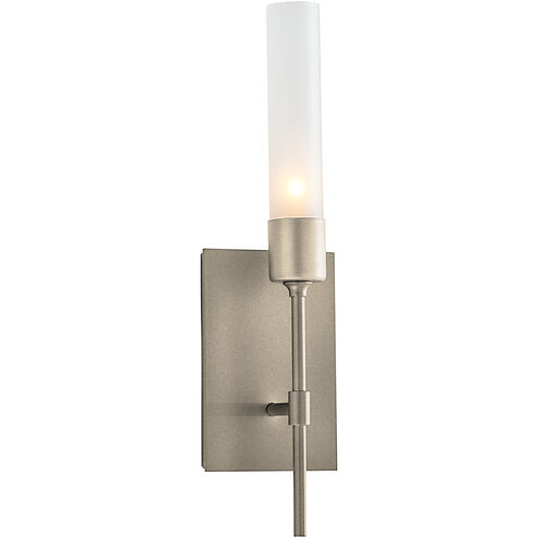 Vela 1 Light 4.5 inch Soft Gold ADA Sconce Wall Light in Frosted