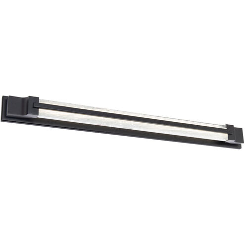 Aberdeen LED 38 inch Black Bath Vanity & Wall Light, Beyond