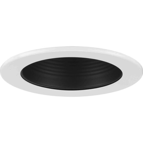 4in Recessed Trim PAR20 Black Step Baffle Trim