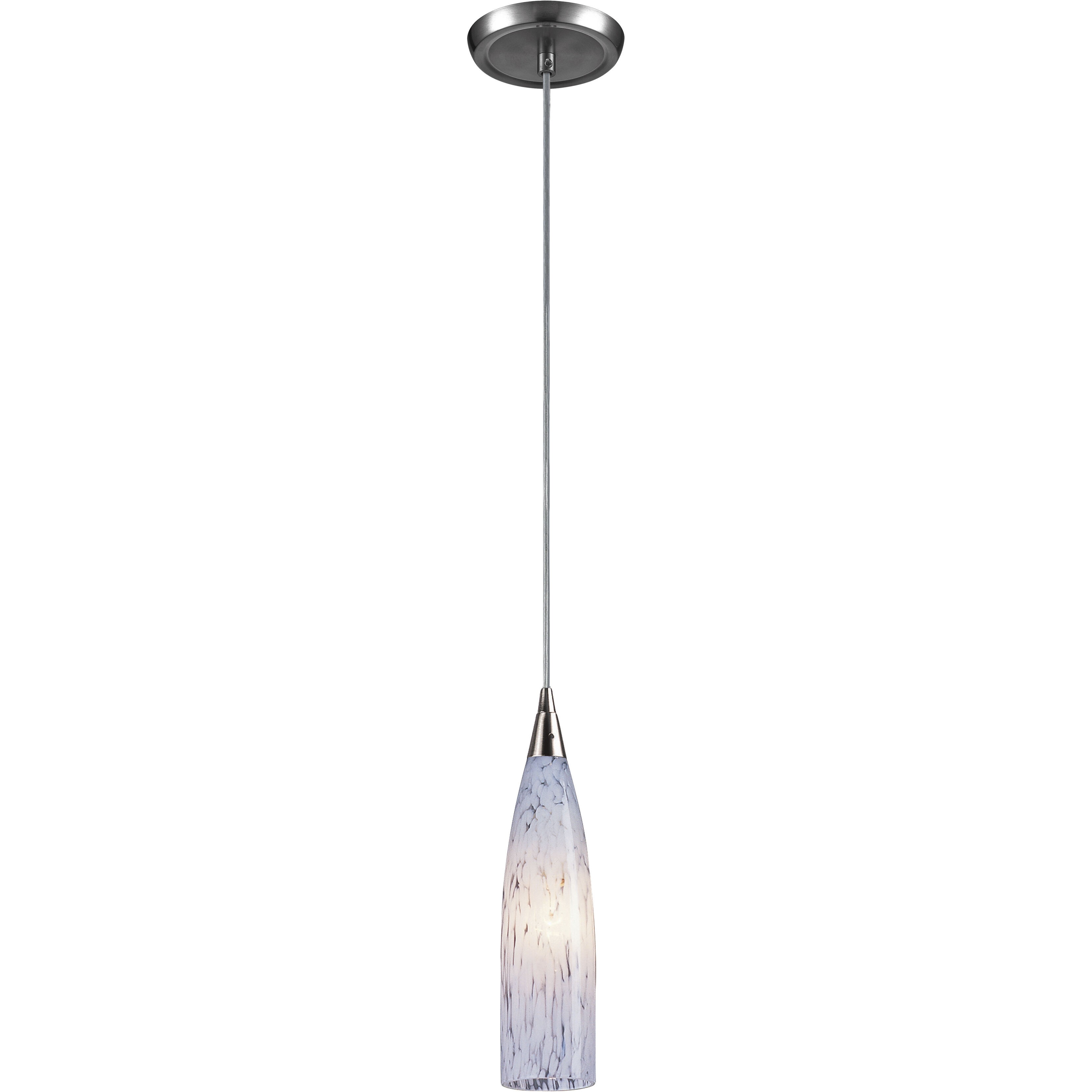Lungo 1 Light 3 inch Satin Nickel Mini Pendant Ceiling Light