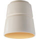 Radiance Collection LED 7.5 inch Matte White/Champagne Gold Flush-Mount Ceiling Light