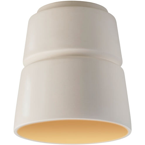 Radiance Collection LED 7.5 inch Matte White/Champagne Gold Flush-Mount Ceiling Light