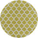 Cosmopolitan 96 X 96 inch Olive, Medium Gray Rug