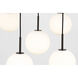 Richard June Sorelle 9 Light 38.5 inch Aged Iron Chandelier Ceiling Light in Standard