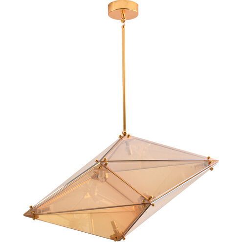 Canada 9 Light 15 inch Gold Chandelier Ceiling Light