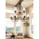 Paladin 9 Light 31.5 inch Matte Black Chandelier Ceiling Light