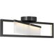 Lisa McDennon Folio LED 23 inch Black Indoor Flush Mount Ceiling Light