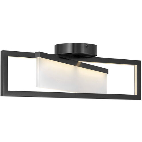 Lisa McDennon Folio LED 23 inch Black Indoor Flush Mount Ceiling Light