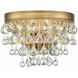 Calypso Bath Wall Light in Vibrant Gold