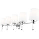 Henri 5 Light 42 inch Chrome Bathroom Vanity Wall Light