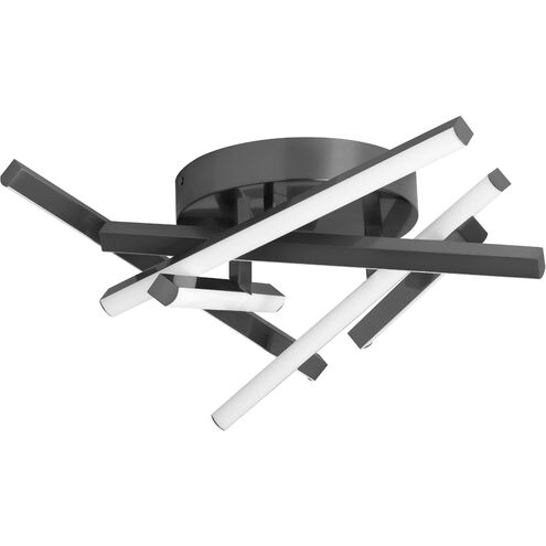 Carly LED 20 inch Matte Black Flush Mount Ceiling Light