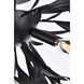 Priscilla 4 Light 19 inch Black Flush Mount Ceiling Light