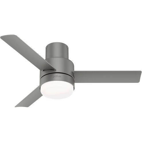 Gilmour 44 inch Matte Silver Outdoor Ceiling Fan