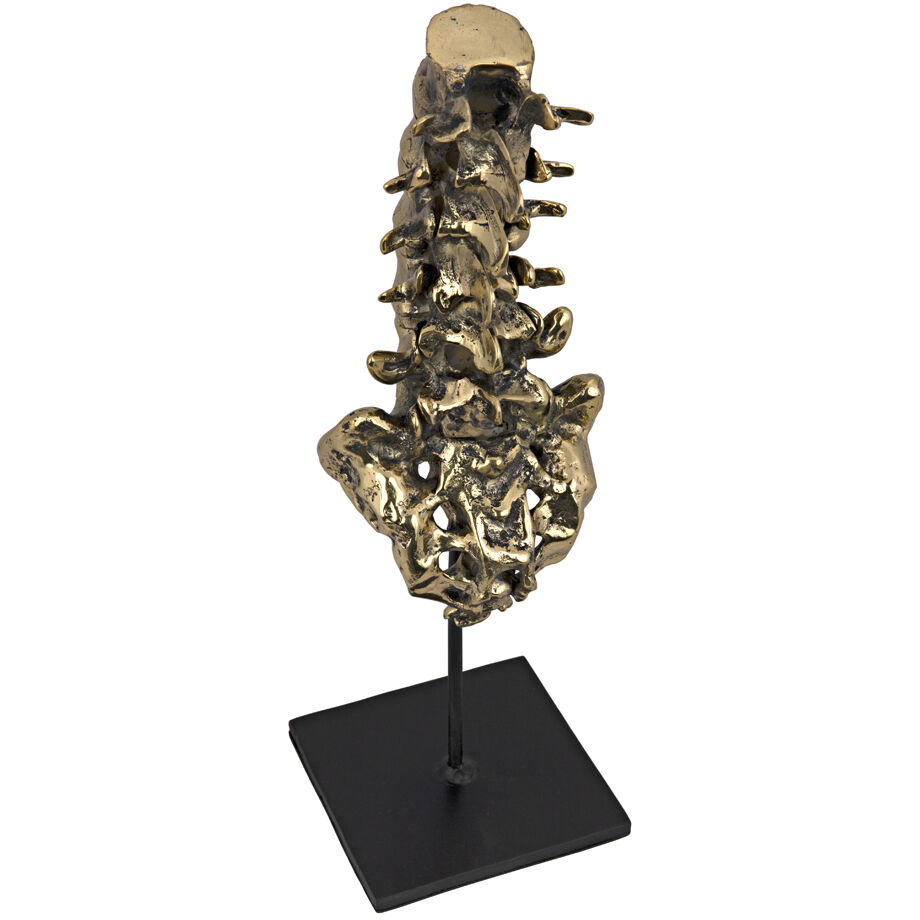 Vertebrae Brass Decor Accessory